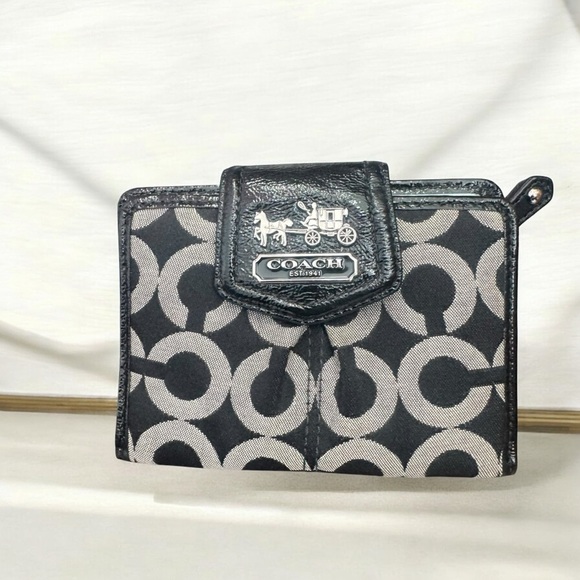 Coach Black and Gray Wallet - Picture 1 of 7
